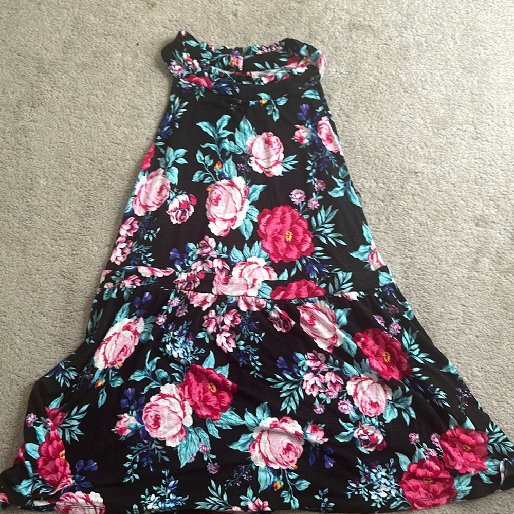 Torrid size 1- floral halter babydoll top